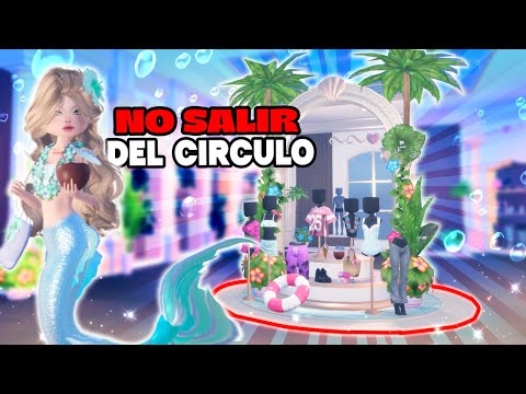 ¡NO PUEDO SALIR DEL CIRCULO de la ACTUALIZACIÓN de VERANO! ⛱️ // DRESS TO IMPRESS! ​​​​​// Roblox