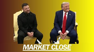 TRUMP MEETS ZELENSKYY, PALO ALTO NETWORK EARNINGS | MARKET CLOSE