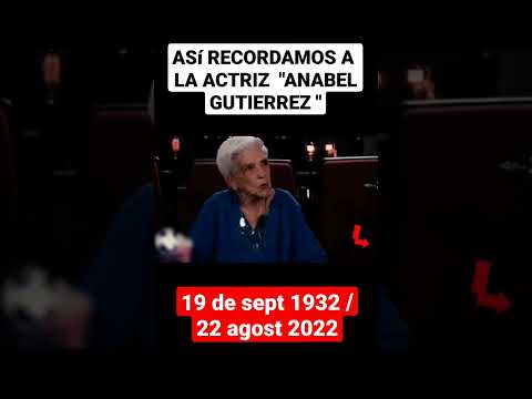 ⭐#AnabelGutiérrez Actriz del Cine mexicano de oro 🎬⚡