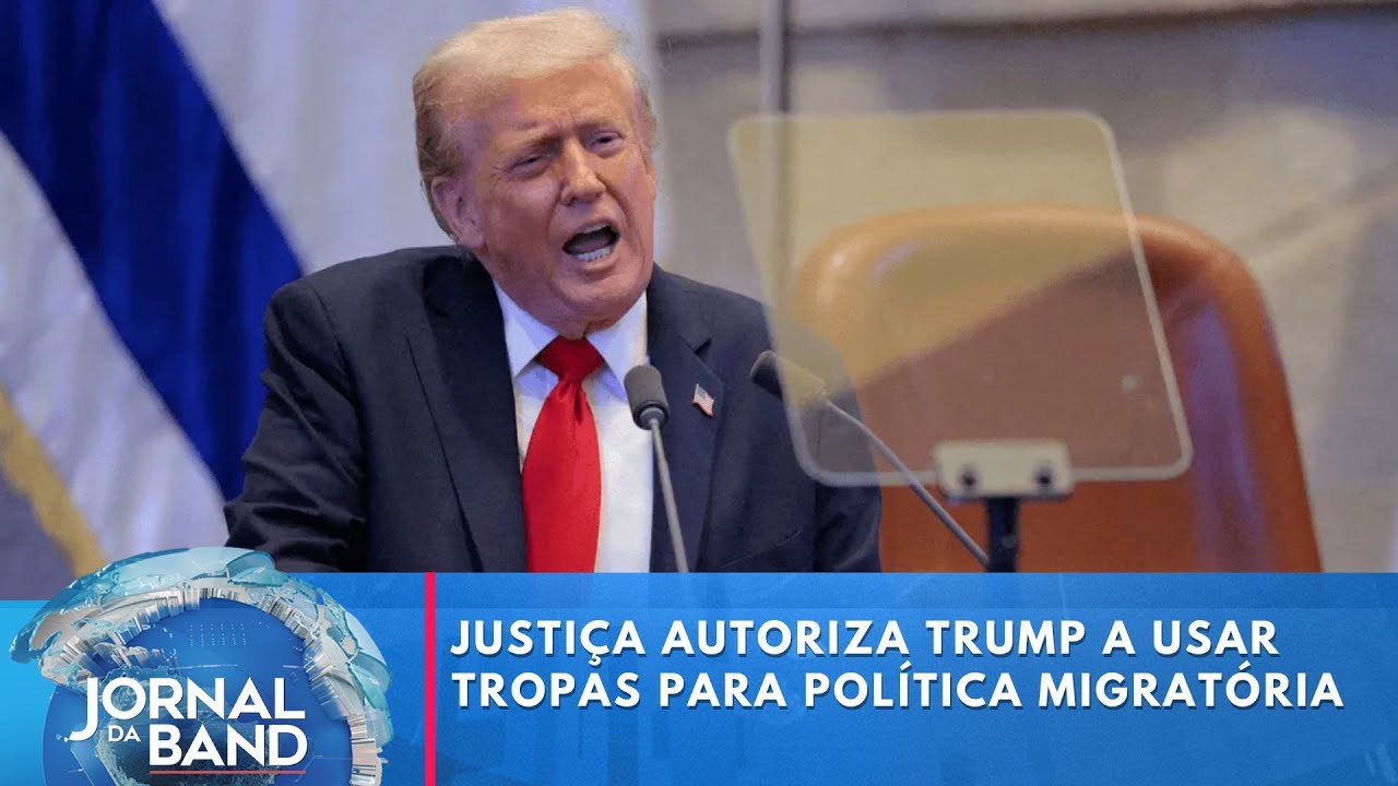 Justiça autoriza Trump a usar tropas para ajudar política migratória | Jornal da Band