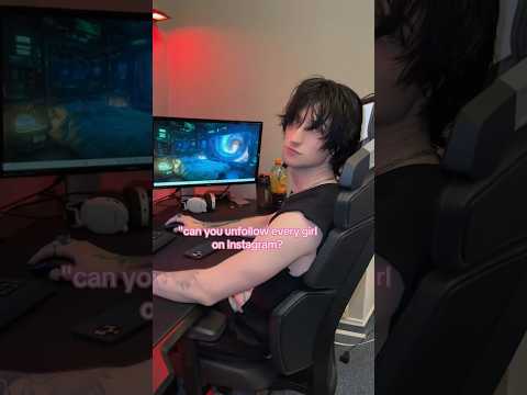 asking my boyfriend to unfollow every girl #couplecomedy #couple