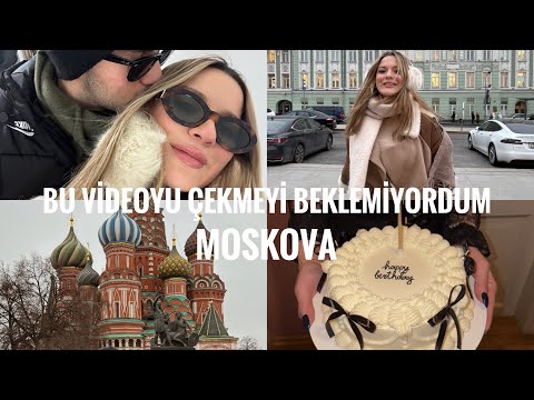 ERKEK ARKADAŞIMLA MOSKOVA | Doğum Günü Seyahati 🎂 #moscow