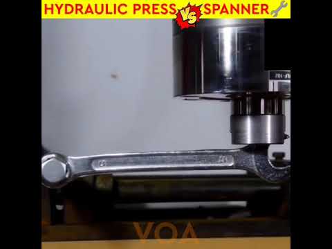 Hydraulic press vs Indian Spanner யாருக்கு வெற்றி ! ||Tamil|| ||Voice of Akash|| #shorts
