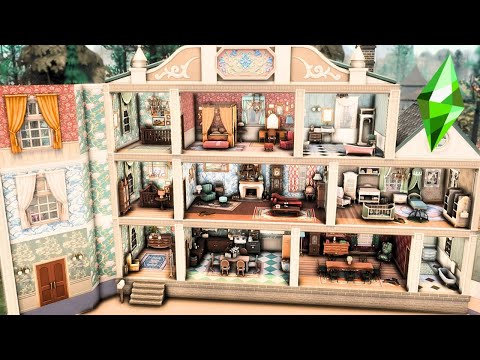 Vintage Dollhouse 🏡 | The Sims 4 - Speed Build (NO CC)