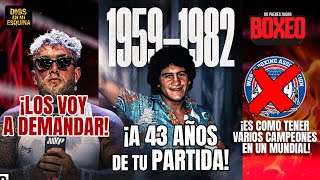 ¡Los voy a demandar! ¡A 43 años de tu partida!  ¡Es como tener varios campeones en un mundial!