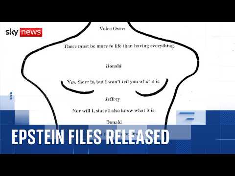 Alleged notes from Trump and Mandelson among messages in Epstein 'birthday book'