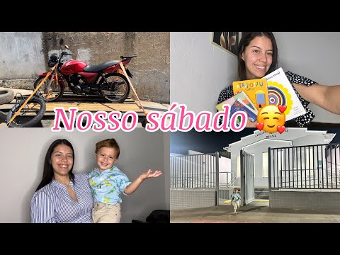 WILLYS COMPROU UMA MOTO PARA TRABALHAR NA ROÇA | FOMOS PARA O CULTO 🥰 * Deus é bom *