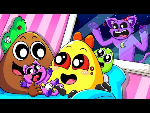 POU & POULINA TIENEN UN BEBÉ, PERO es CATNAP?! Poppy Playtime Animación