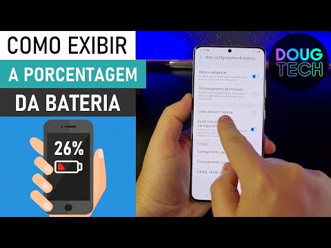 Como Exibir/Esconder a % da BATERIA no Samsung