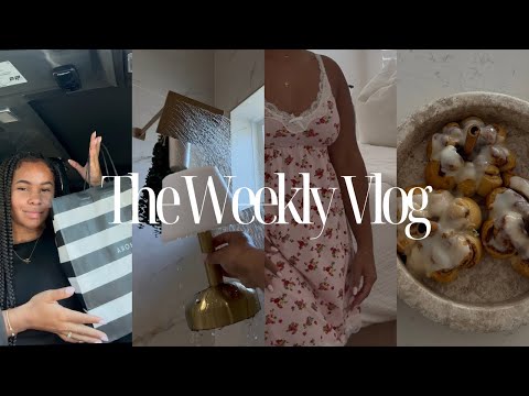 weekly vlog ! viral tiktok lasagna soup + cook & chat w/ me + amazon haul + fall baking + winter arc