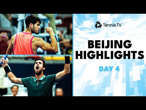 Alcaraz Takes On Griekspoor; Khachanov vs Cerundolo & More | Beijing 2024 Day 4 Highlights