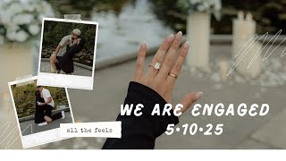 I’m engaged!!! 😭🤍💍Ring of my dreams from @BrilliantEarthInc