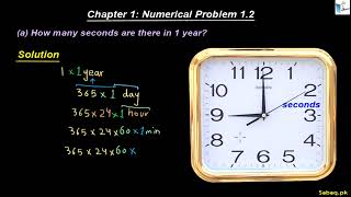 Class 11th | Punjab Board (2025-26) | Chapter 1 | Numerical Problem: 1.2