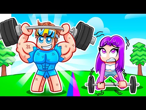 BOYS vs GIRLS Become STRONGEST in Roblox!