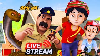 Shiva | शिवा | LIVE STREAM 🔴 | Fun Animated Show for Kids #Shiva #NickJr #Kids #Animated