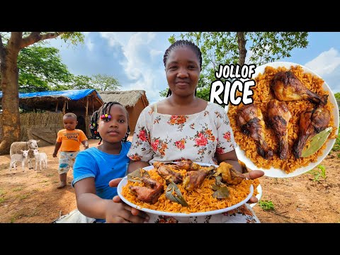 How To Cook Perfect Party Jollof Rice:Tips for Smoky Nigerian Party Jollof Rice African Village Life