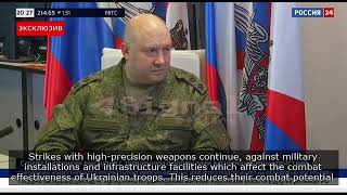 General Sergei Surovikin Interview (English subtitles)