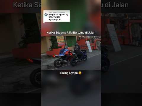 Ketika 3 R1M Bertemu di Jalan… #shorts