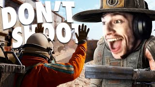 YouTube thumbnail for IssaMeZany's video titled 'TAKING ADVANTAGE OF THE FRIENDLY ARC RAIDERS!'