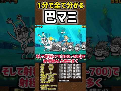 【1分で分かる】巴マミ 性能紹介  #にゃんこ大戦争 #まどかマギカ