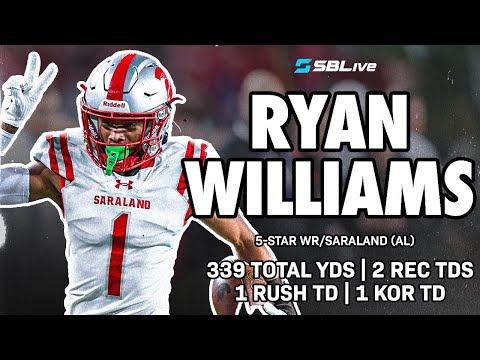 RYAN WILLIAMS GAVE HIS ALL IN SARALAND’S STATE LOSS BEFORE RECLASSIFYING TO ’24 🏈