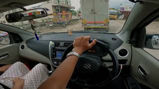 CITY POV DRIVE 🚘 | EVENING TRAFFIC + ENGINE SOUND | RELAXING 4K ASMR | DRIVE WID ASH