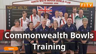 YouTube video thumbnail: Falklands Bowls Team Train for Commonwealth Games