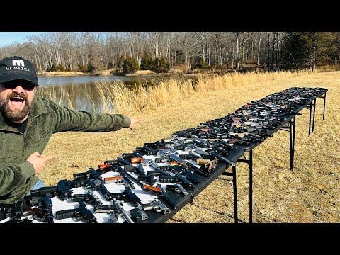 Disparando Toda mi Colección de Pistolas en un Vídeo Épico