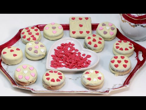 VALENTINS-OREOS mit HERZ - ein leckerer Last Minute Liebesgruß