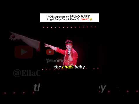 ROSÉ surprises fans by showing <strong>up</strong> on Bruno Mars’ concert screen😱🤯 #<strong>rose</strong> #brunomars #ytshorts #fyp