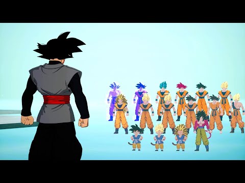 Todas las Interacciones de Goku Black con Goku en Sparking Zero