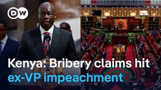 YouTube video thumbnail: Bribery Claim Casts Doubt on Kenya's ex-VP's Impeachment
