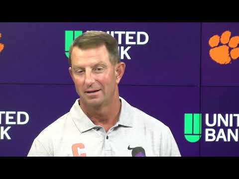 Dabo Swinney talks impact of NCAA eligibility rule change, entering third quarter of season prep