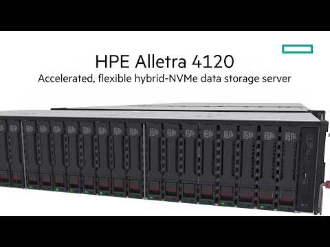 HPE Alletra 4120 animated product tour