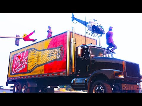 Wer wird zuletzt auf dem GTA Online Lastwagen stehen?