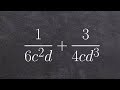 LCM and Multiplication of Variables