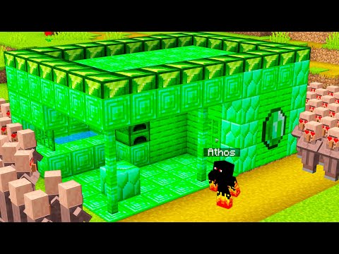 Villagers Transformaram Tudo em Esmeralda no Minecraft