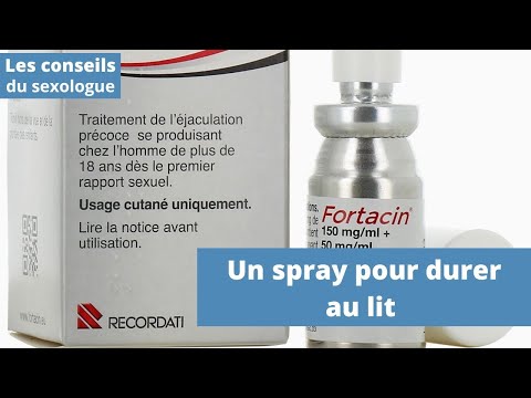 Fortacin: un spray retardant pour retarder l'éjaculation très efficace