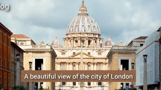 A beautiful view of the city of London