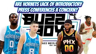 Are Hornets lack of introductory press conferences a concern ?