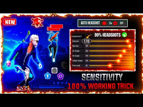 All Gun Headshot Sensitivity Setting After New OB46 Update | Free Fire Max Auto Headshot Sensitivity