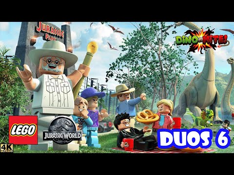 FATHER AND SON PLAY LEGO JURASSIC WORLD | DUOS 6 | GAMEPLAY WALKTHROUGH