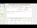 Binomial Expansion and Coefficients