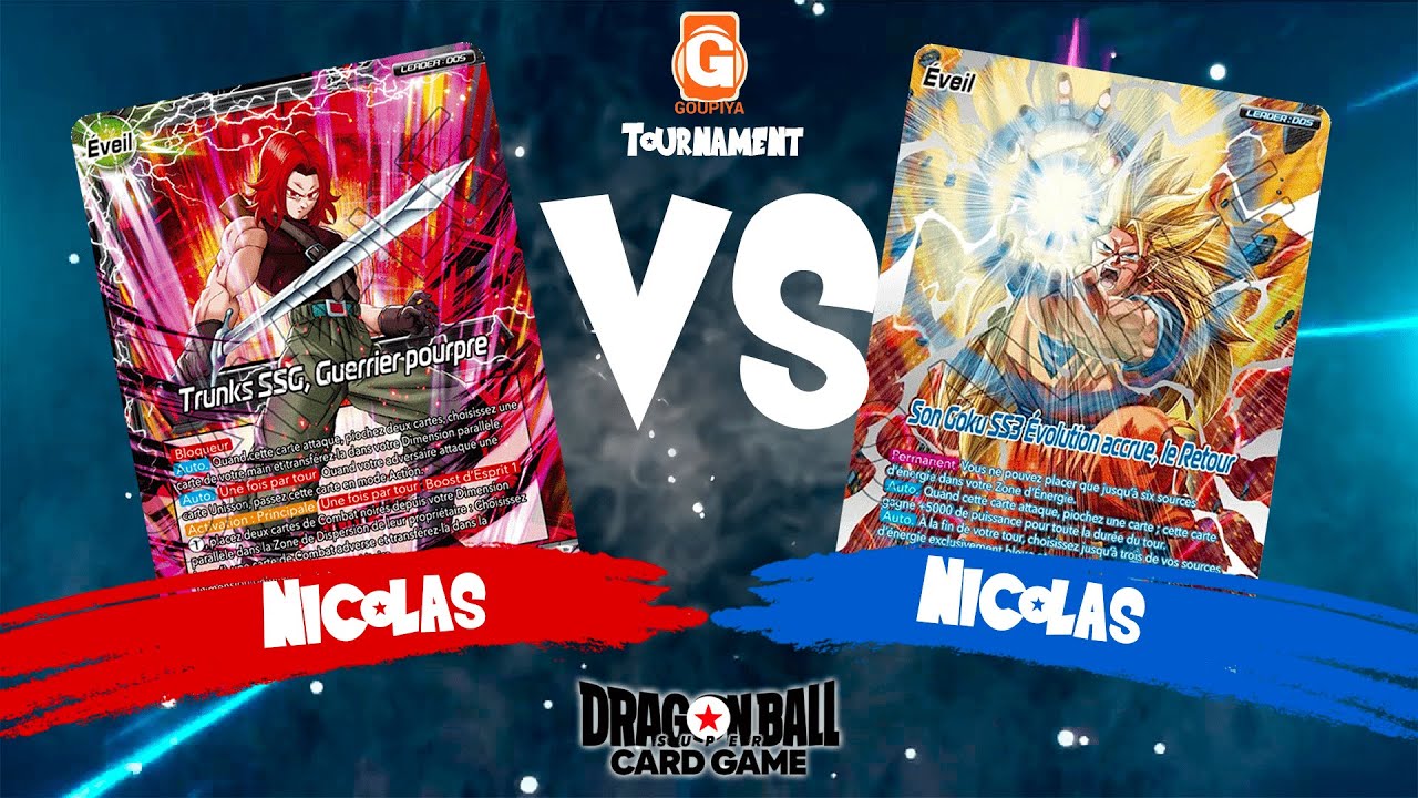 Trunks SSG (BT16) vs Goku SS3 (BT9) // DBSCG Master Tournoi Goupiya Online FR 11