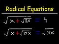 Solving Radical Equations and Factors