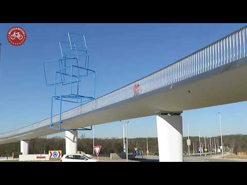 Cycle bridge near Schinveld (Beekdaelen, Netherlands) photo