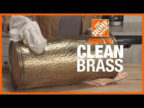 to clean brass