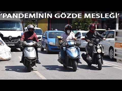 Pandeminin Gözde Mesleği; Motosikletli Kurye