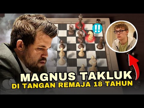 KETIKA MAGNUS CARLSEN TAK BERKUTIK DI HADAPAN PEMUDA 18 TAHUN - Denis Lazavik vs Magnus Carlsen