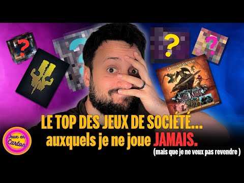 TOP DES JEUX QUI NE SORTENT JAMAIS ! | Jeux en Carton | Critiques jeux de société